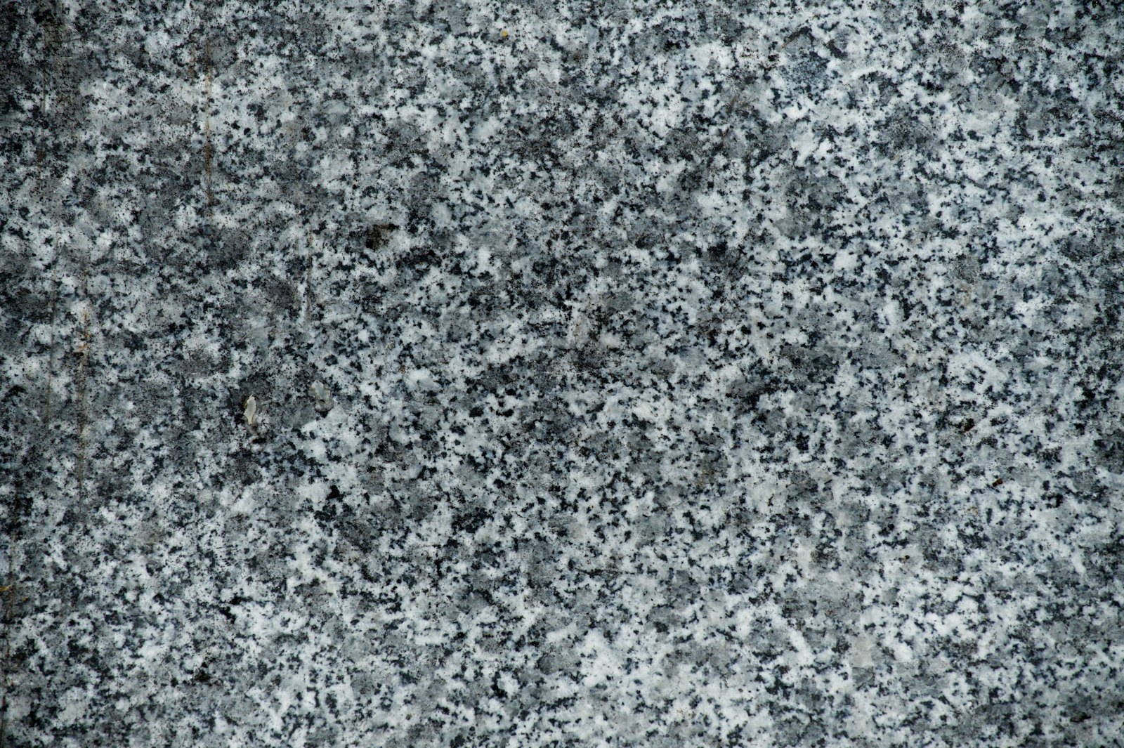 Close-up of grey speckled granite